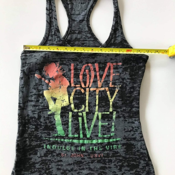 Love City Live Black/charcoal tank, S - Picture 11 of 11